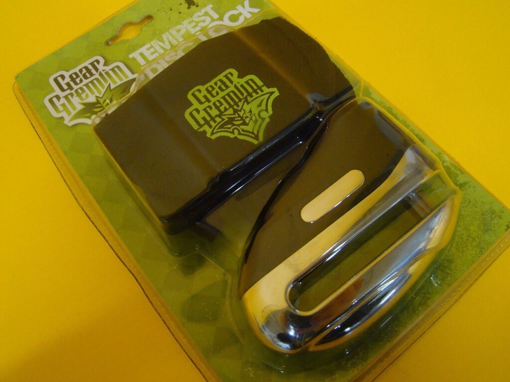 GEAR GREMLIN MOTORCYCLE TEMPEST 10MM DISC LOCK CHROME (GG710C)