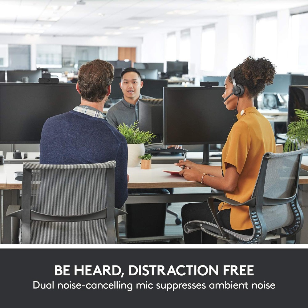 Logitech Zone Wired Noise Cancelling Headset, USB-C with USB-A Adapter - Graphit