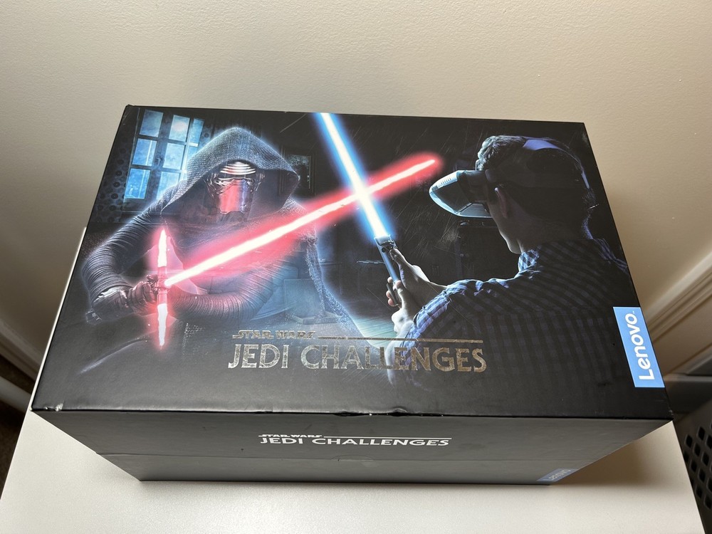 Star Wars Jedi Challenges AR Headset w/ Lightsaber Controller