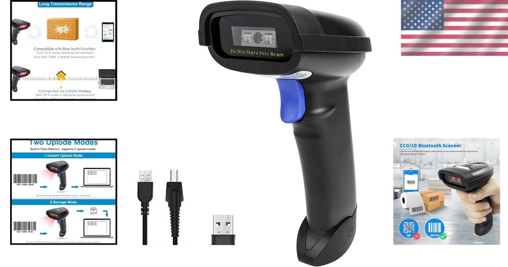 Efficient Bluetooth Barcode Reader with Custom Configuration