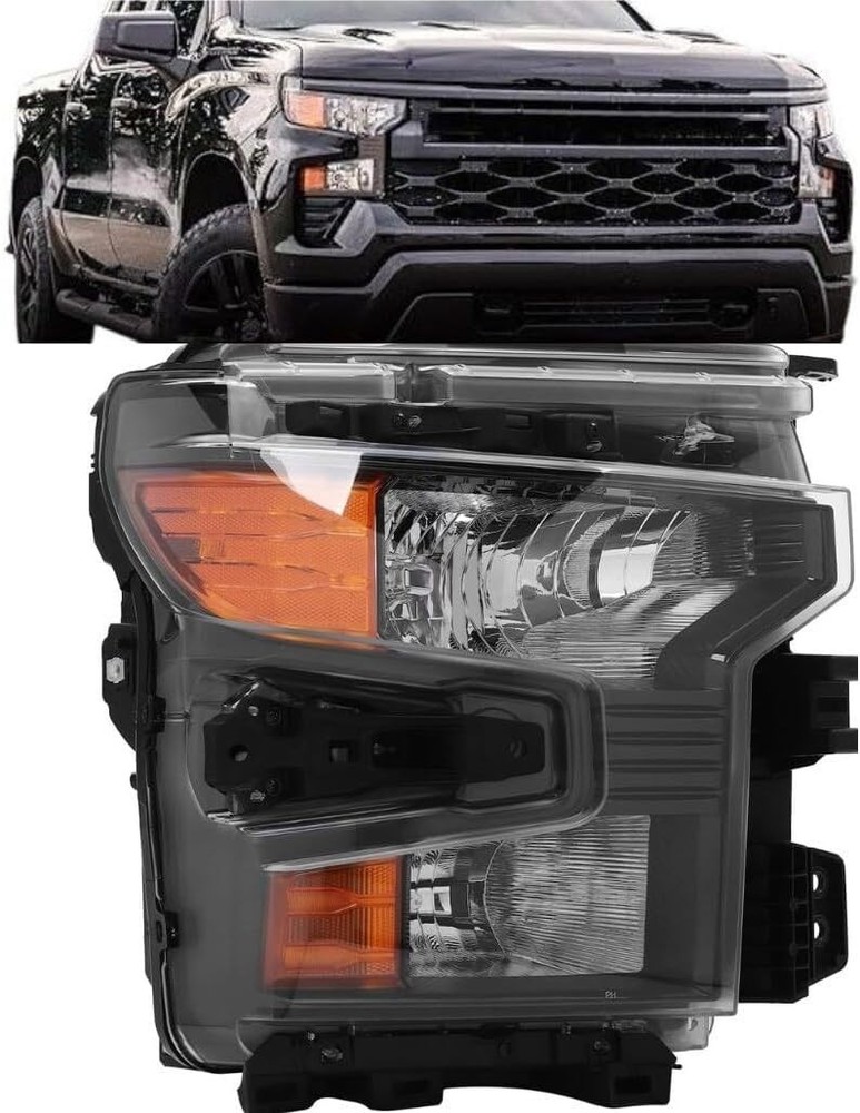 Passenger Halogen Headlight Silverado 1500 22-25