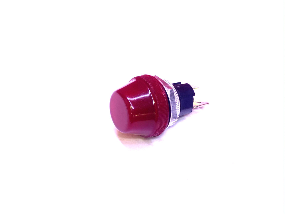 Red Circular Panel Mount Indicator Light Holder Round Light ( No Light bulb )