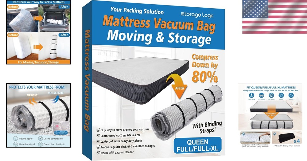 Effortless Mattress Moving & Storage Vacuum Bag