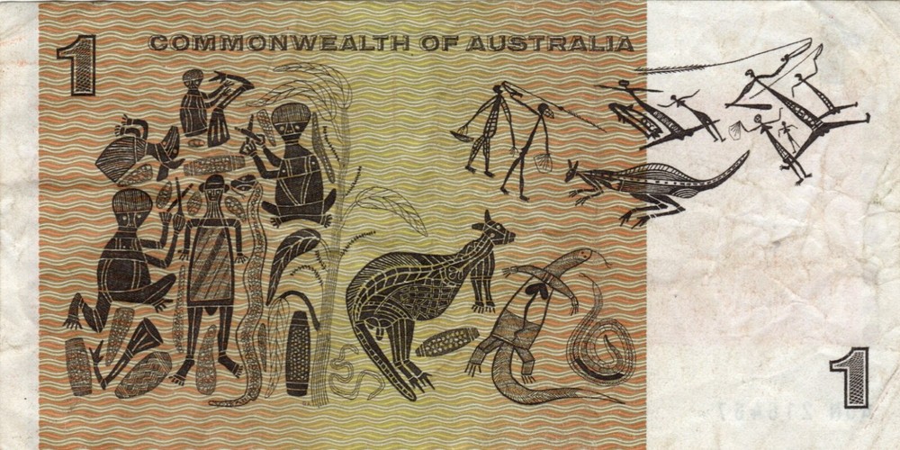 Banknote Australia P37c 1 Dollar 1969