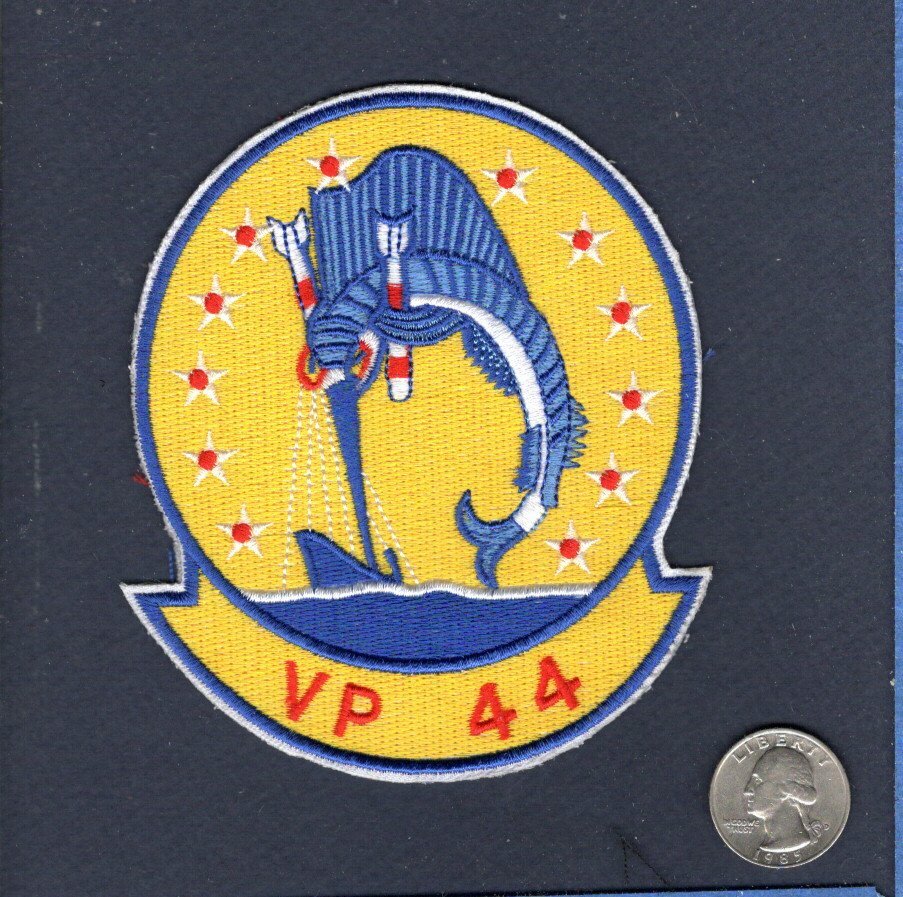 VP-44 MARLINS US NAVY Martin P5M Marlin Patrol Squadron Patch