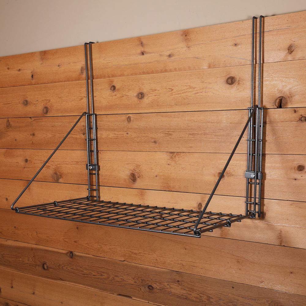 Easy-Up Pro Series Fold Up Hanging Shelf with Adjustable Hanger |Foldable Design