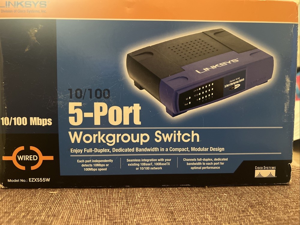 Linksys EtherFast (EZXS55W) 5-Ports External Switch