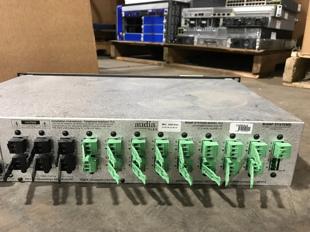 BIAMP Systems Model TI-2 Audia Flex Digital Sound Processor