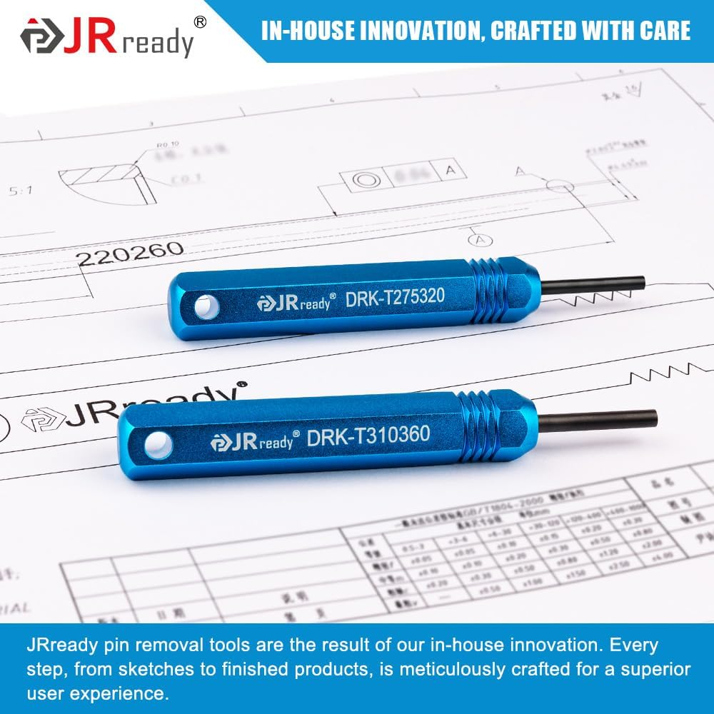 Jrready ST5228 Extractor Tools,Removal Tools Kit for JST/AMP .062" /Molex .062"