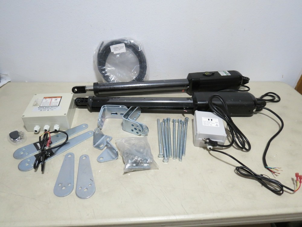 TOPENS PW502 Automatic Gate Opener Kit Medium Duty Dual Gate Operator NEW/USED