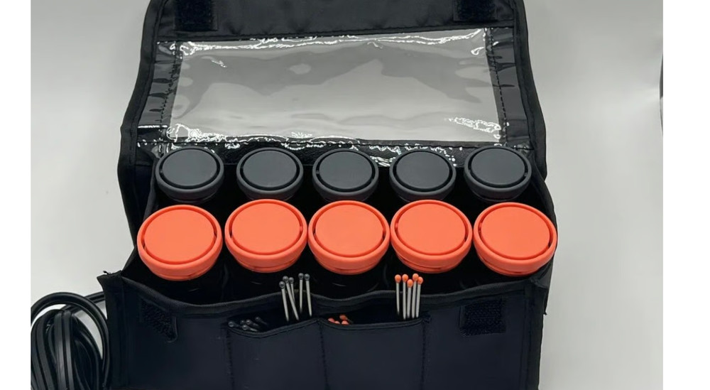 NEW Remington Compact Hot Rollers Soft Travel Case 10 Rollers 2 Sizes