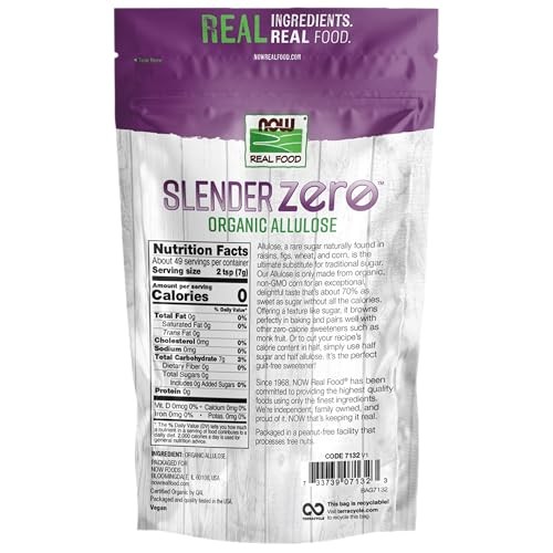 Organic Allulose Zero Calorie Sugar Substitute for Baking Beverages