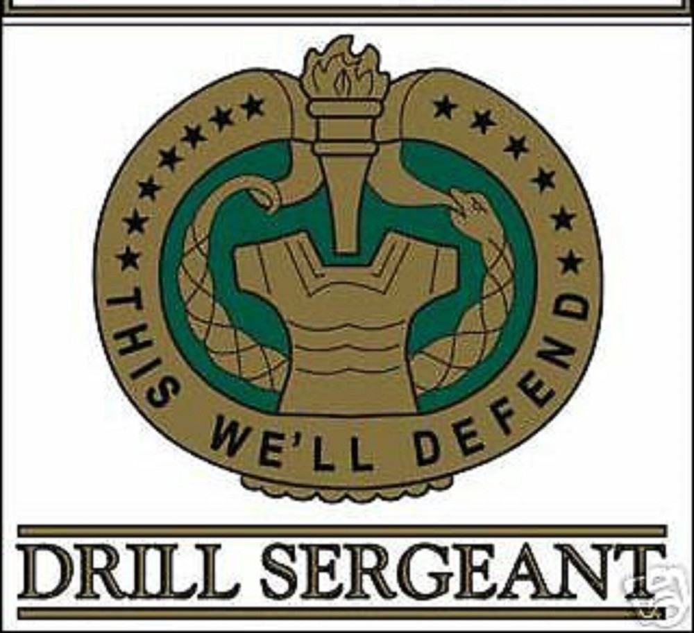 US ARMY DRILL SERGEANT DI CAR WINDOW 5" STICKER DECAL