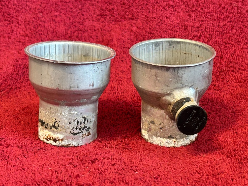 TWO AIRCRAFT AIR VENT ASSEMBLIES