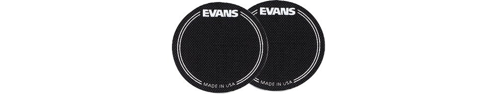 Evans EQ Single Pedal Patch, Black Nylon -inch,