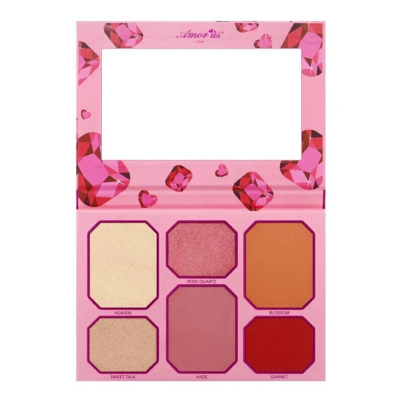 AmorUs Pink Ruby Blush & Highlighter Palette ~ BRAND NEW!!!