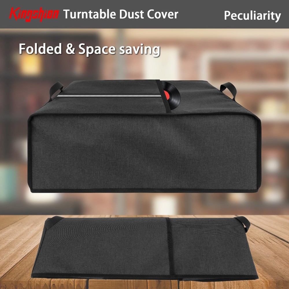 Turntable Dust Cover, Record Player Protective Case, Dust and Scratch Proof, ...