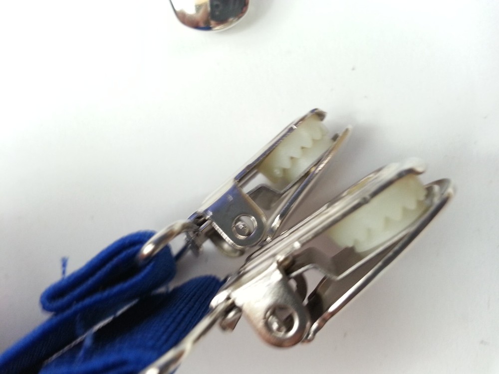 Blue Suspenders Adjustable