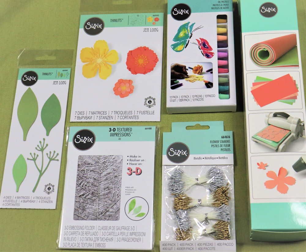 Sizzix THINLITS by JEN LONG Sculpting flower forming