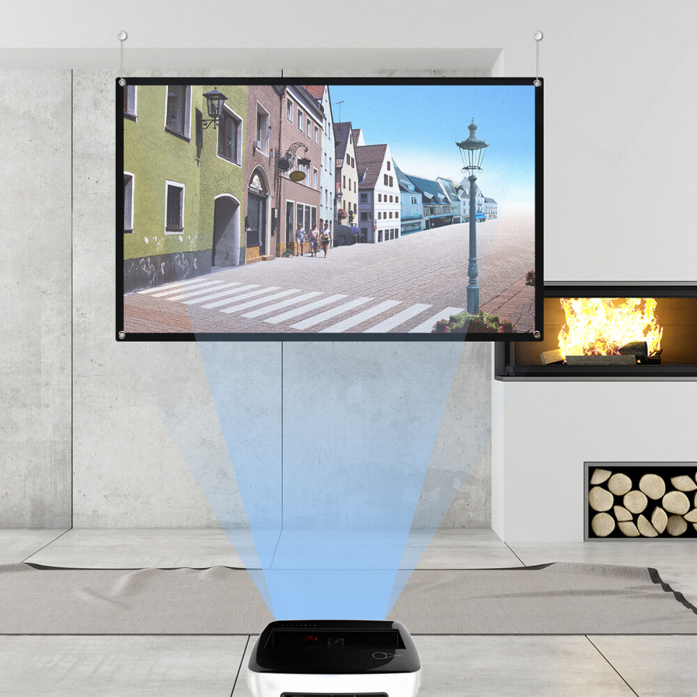 Anti Crease Projector Screen Wall Projector Screen Roll Up Projector Screen