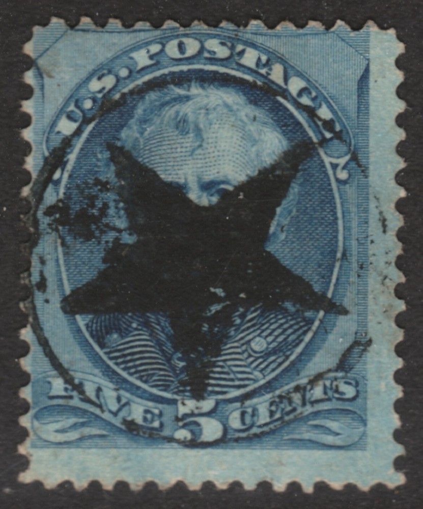 Scott #185 1879  Encircled Bold Star Fancy Cancel     MSP08-12