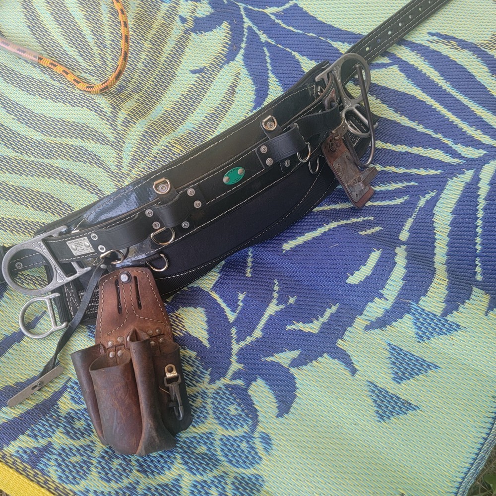 lineman climbing gear bashlin belt and secondary. Buckingham fall restrictor
