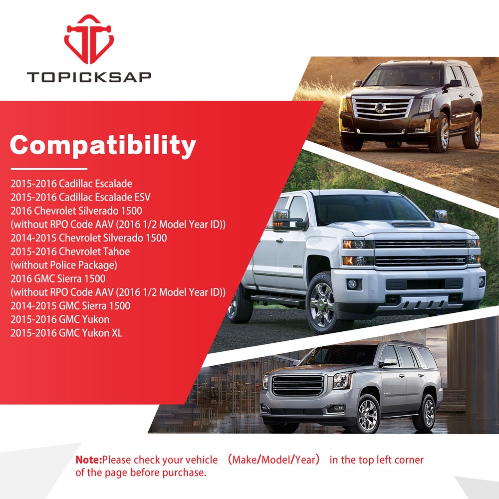 Upper Lower Aluminum Control Arm Set for 2015 2016 Silverado 1500 Escalade