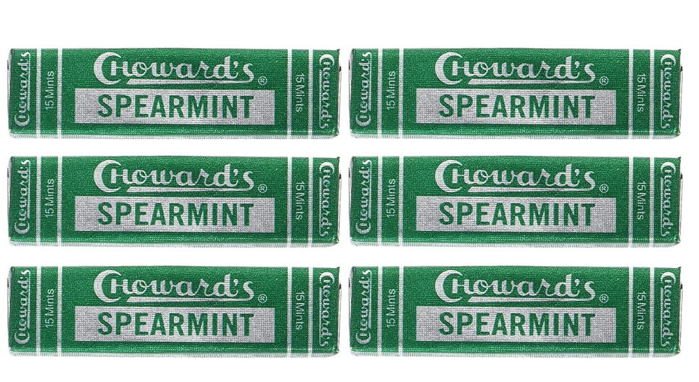 Chowards Spearmint Mints Candy - Choose From -1-12 Count - Bundle Pack