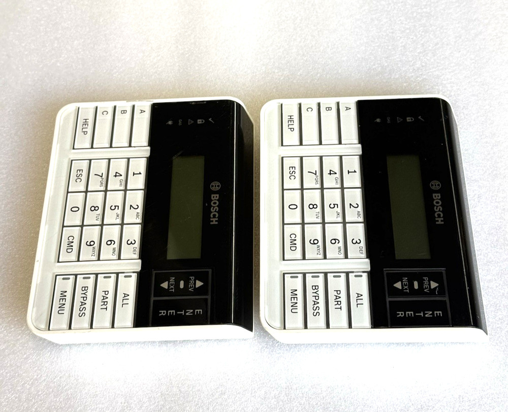 Bosch B920 Text Keypad with Function Keys LCD Display - LOT OF 2