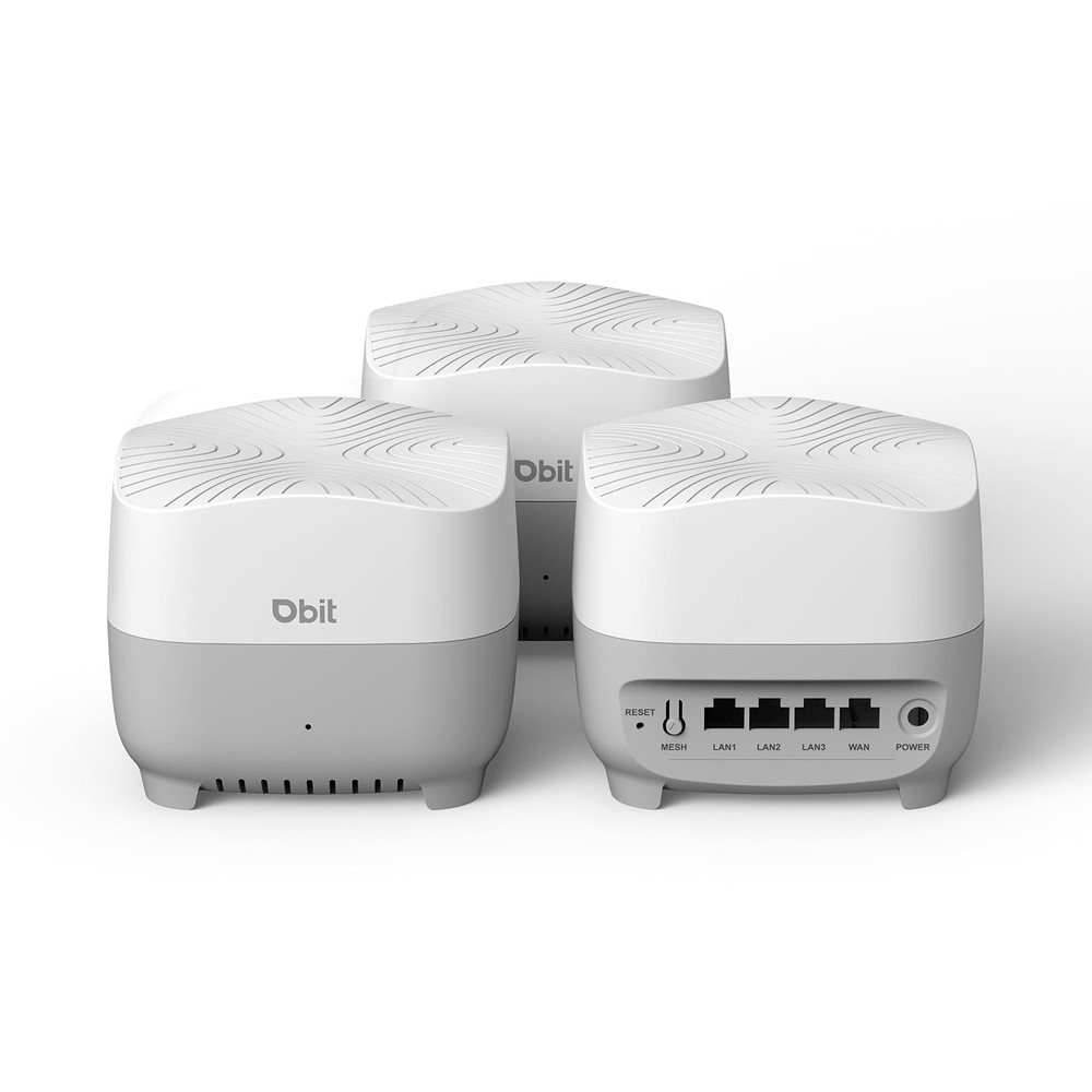 AX1500 WiFi 6 Mesh Wi-Fi System | 5,600 Sq Ft Coverage & 120 Devices | Dual-B...