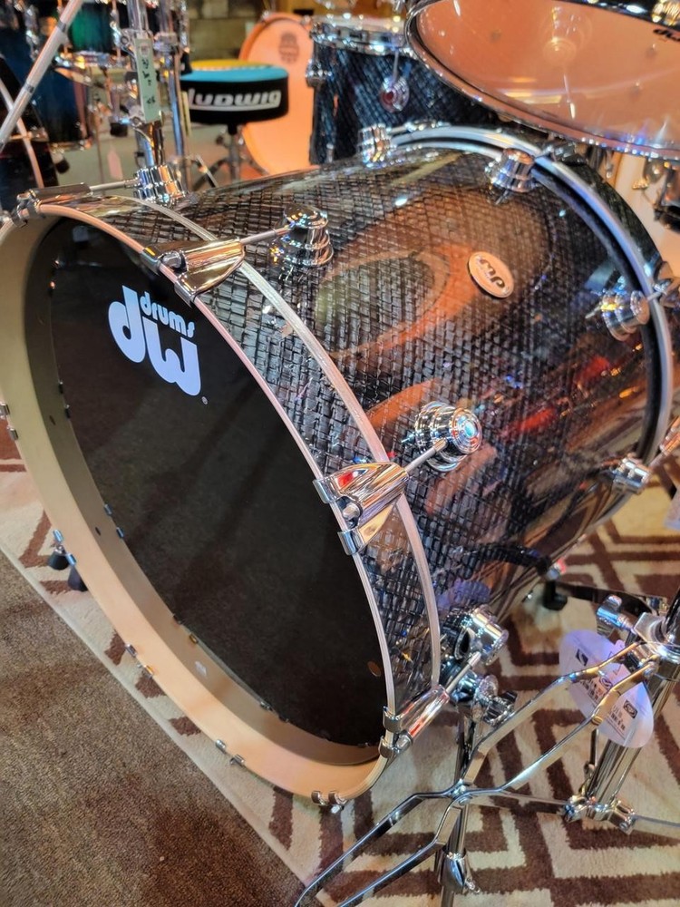 DW Collector's Series 4-PC Shell Pack - Grey Crystal w/ Chrome Hardware
