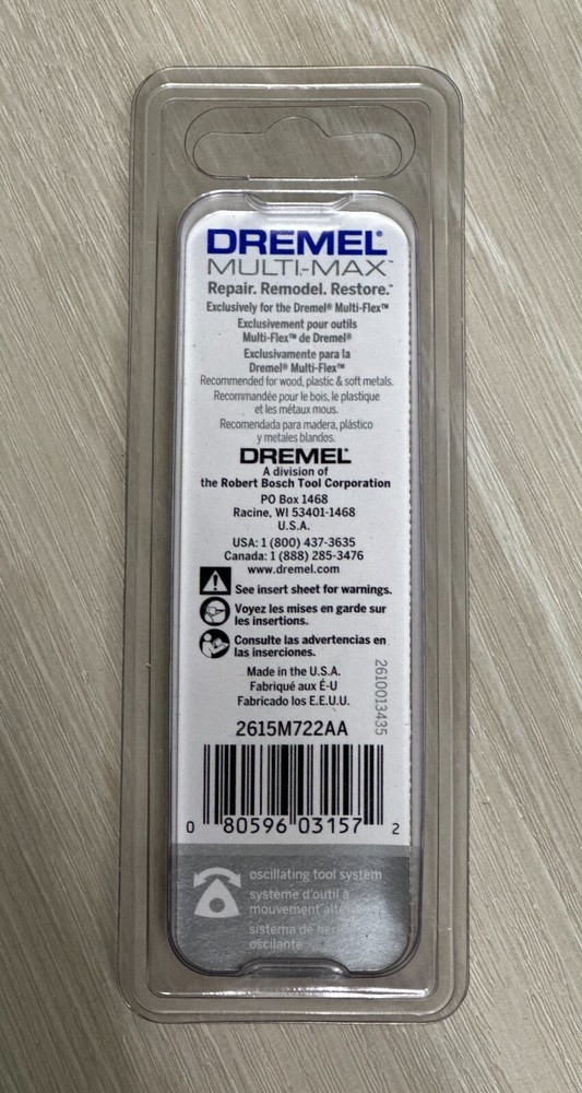 Dremel Multi-Max MM722 Multi-Flex Saw Blades, 3 pack