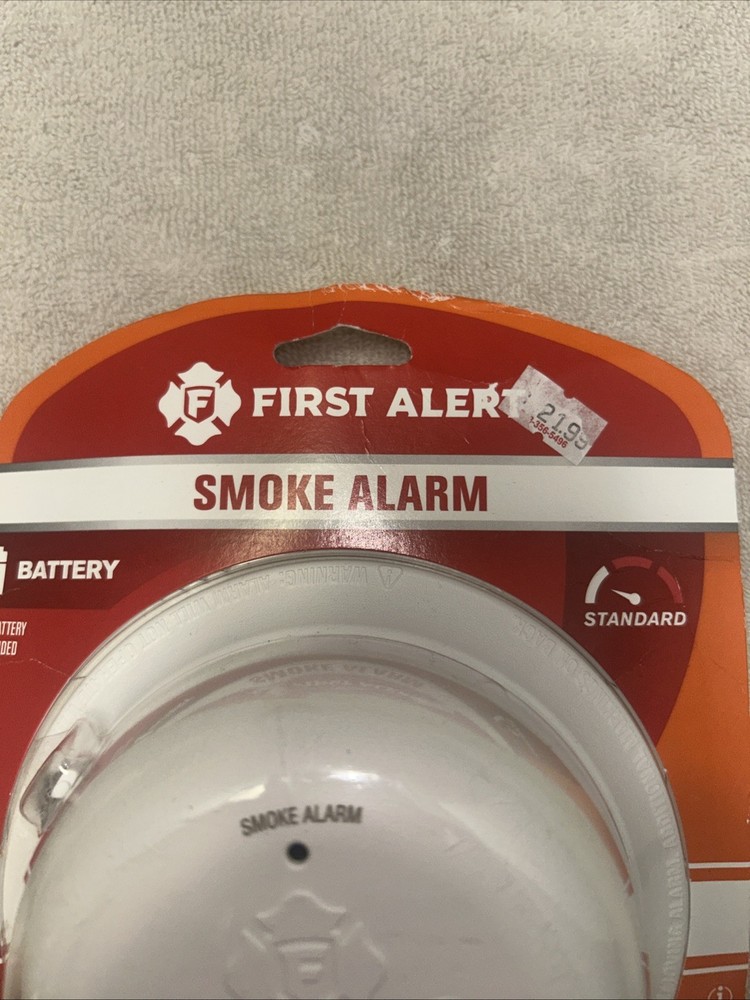 First Alert Battery-Powered Ionization Smoke Detector