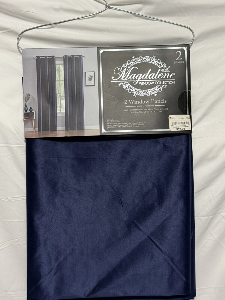 Magdalene Window Collection 2 Window Panels with Grommet