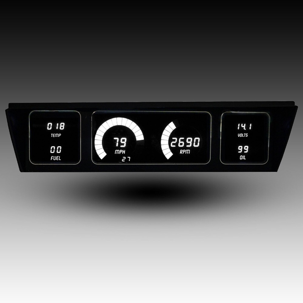 1977-1990 Chevy Impala / Caprice Digital Dash Panel Red LED's Made In USA