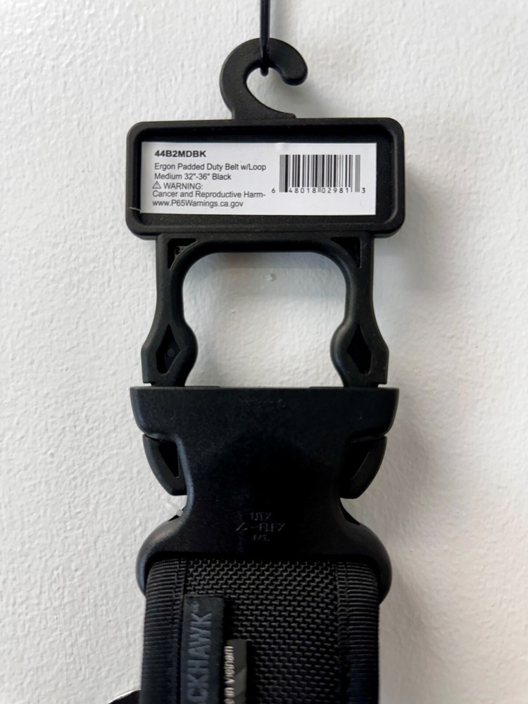 Blackhawk Ergon Padded Duty Belt, Medium, 32'-36"