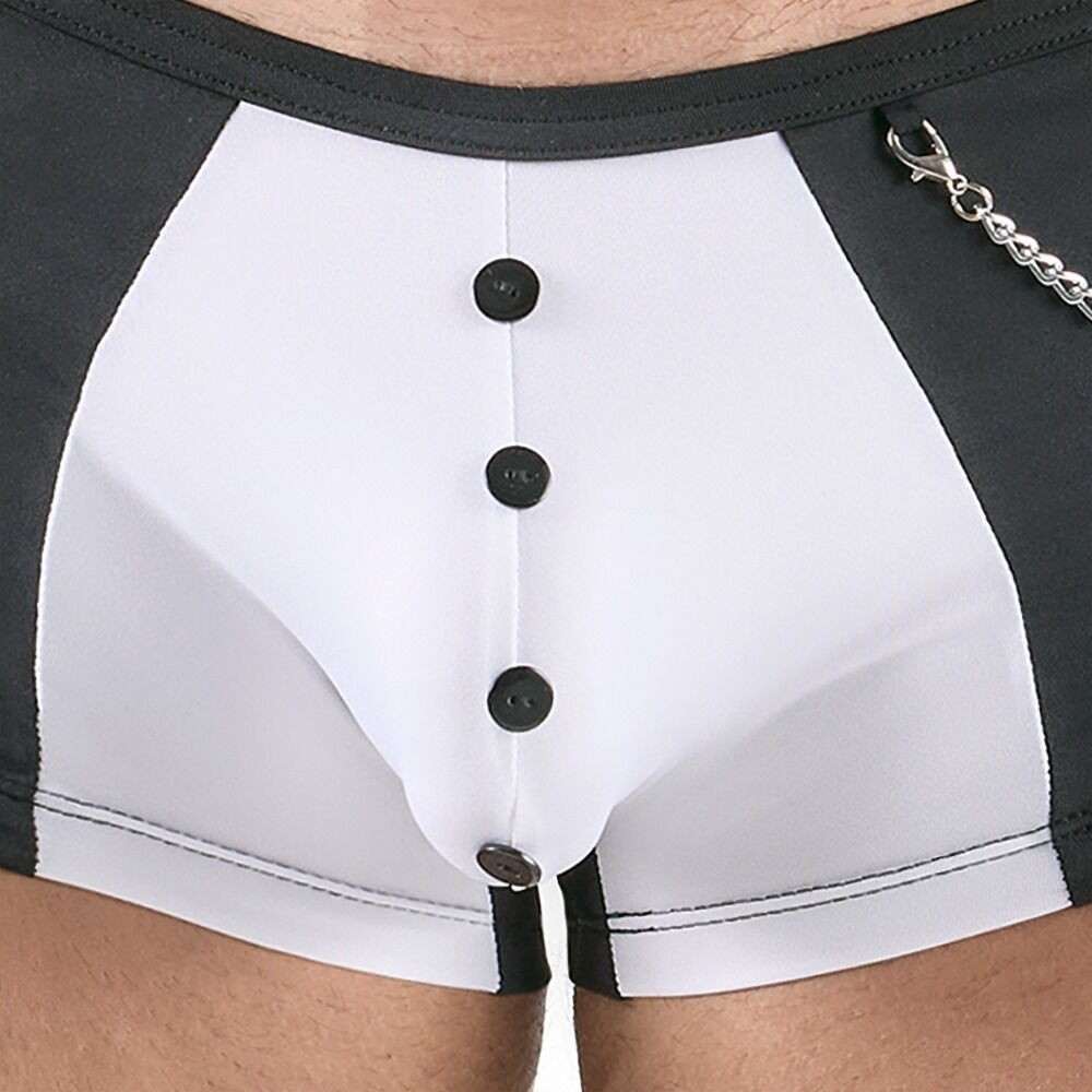 MENS BRIEF GERMANY BLACK SM- 2X-LARGE