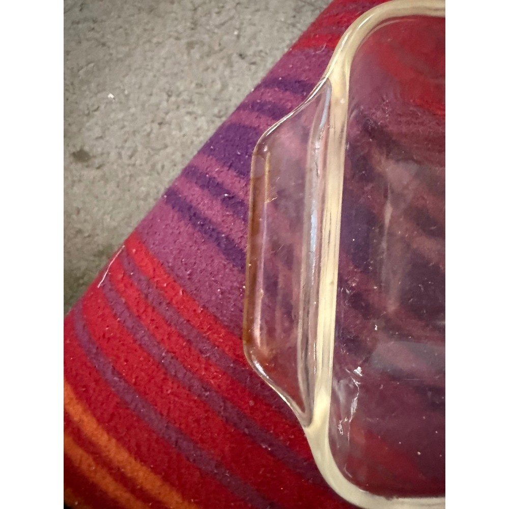 Anchor Hocking Fire King Glass Rectangular Baking Dish Clear Ovenware