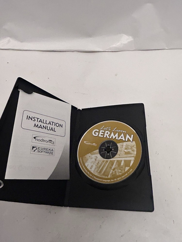 Lets Learn German CD for Windows and Macintosh by Nodtronics
