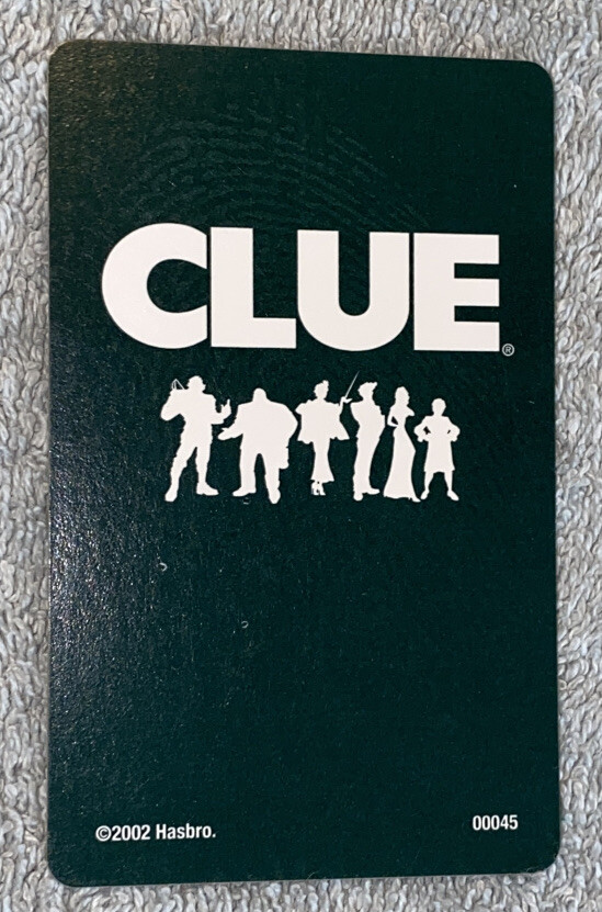 Clue 2005 Room Card Conservatory Replacement Piece