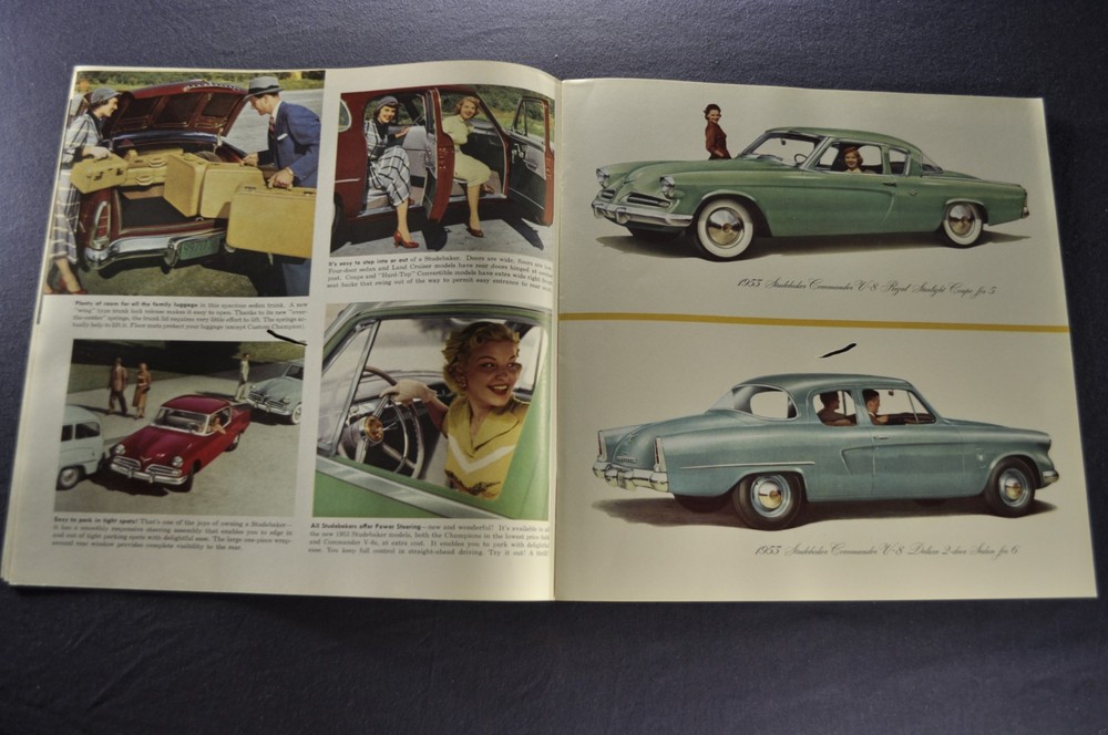 1953 Studebaker Brochure Commander Starliner Champion Starlight Coupe (Hole)