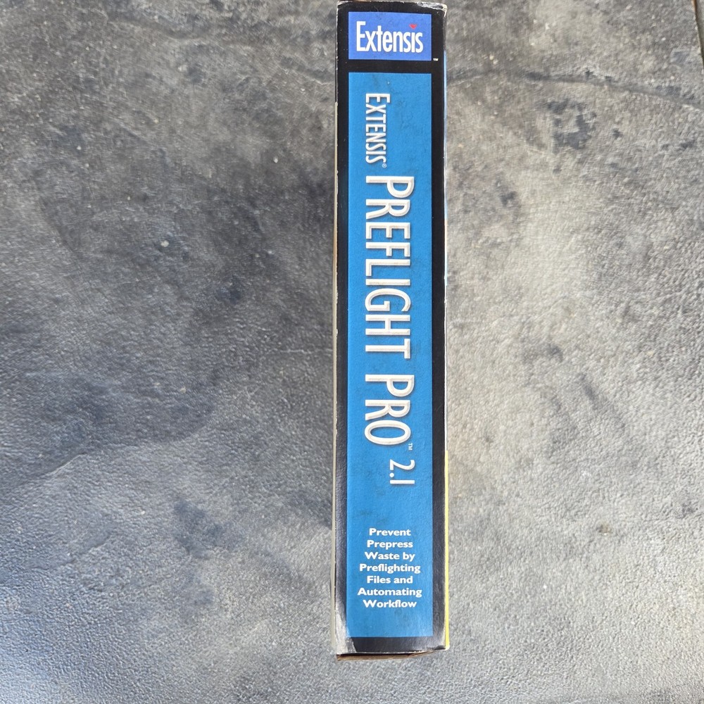 Extension Preflight Pro 2.1 Software for Macintosh Pre-owned See Description