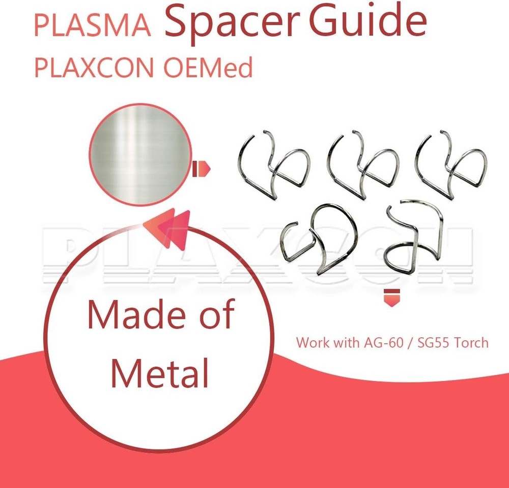 AG60 Metal Spacer Guide for Plasma Cutting Torch - Efficient Replacement Part