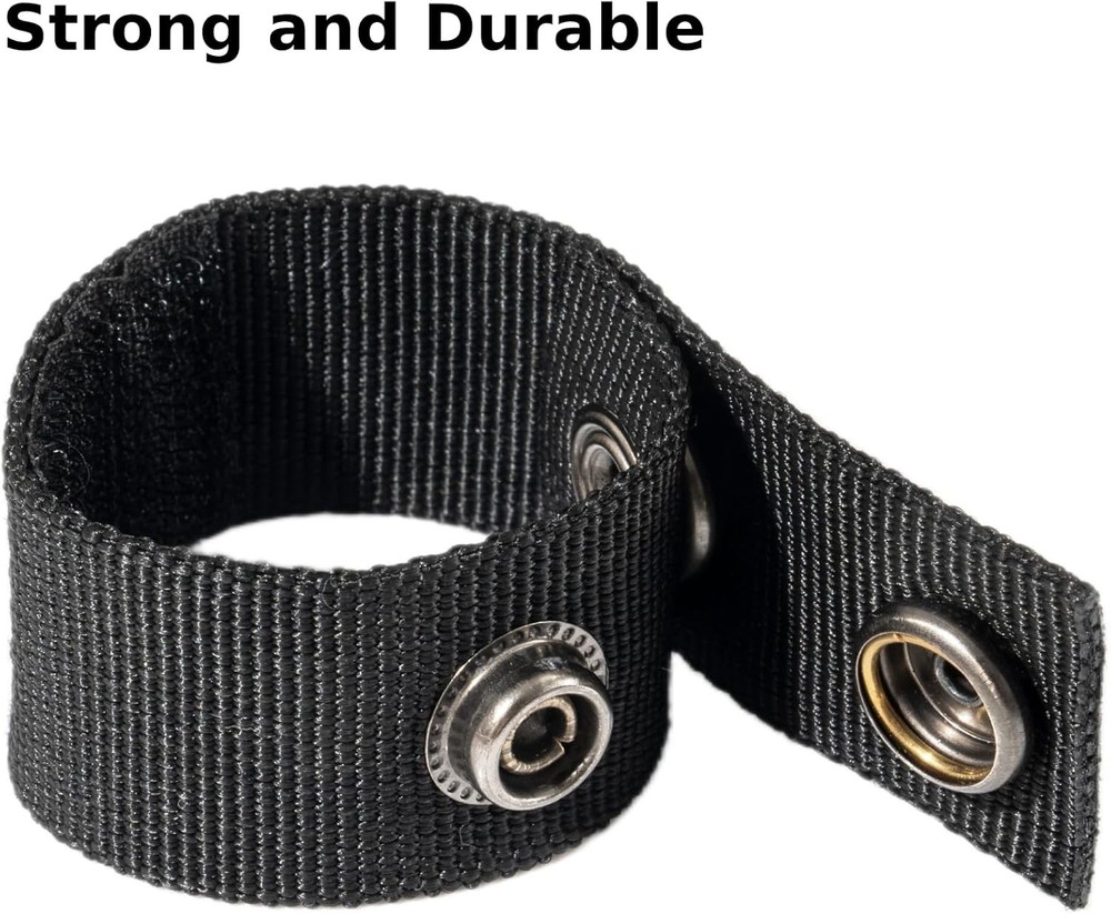 Multi-Functional Tactical Belt Loop Keepers - Snaps for Professionals, Pack of 4