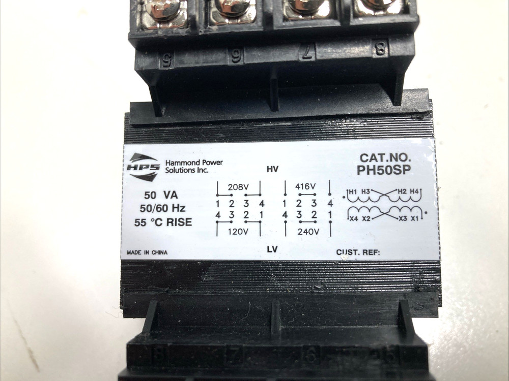 HAMMOND PH50SP POWER SOLUTIONS INDUSTRIAL CONTROL TRANSFORMER
