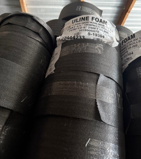 Cohesive Foam Rolls - 6" x 250'
