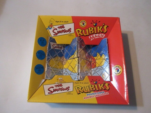 Rubik's double sided challenge The Simpsons