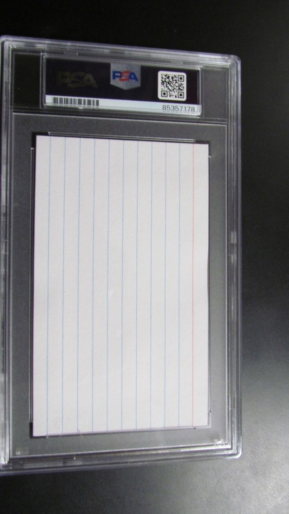 Don Ameche signed Cut PSA Encapsulate