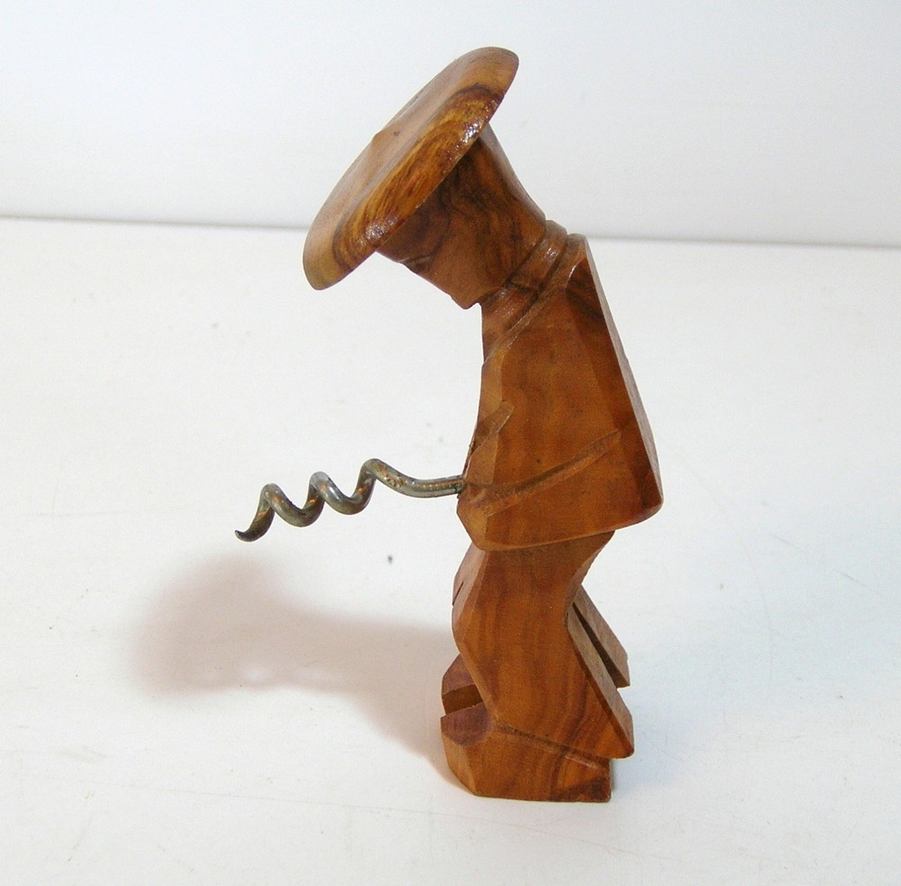 Novelty Corkscrew Man with Hat