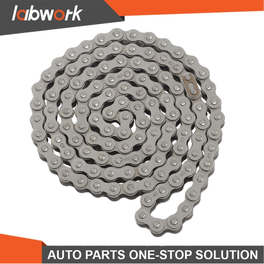 Labwork 5 Feet of #40 Roller Chain Includes 2 Free Connecting Links